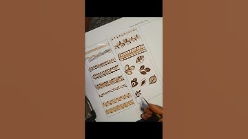 Mehndi Class-2/how to learn Mehedi for beginners/Leaves practice/mehndi online class#mehendi #shorts