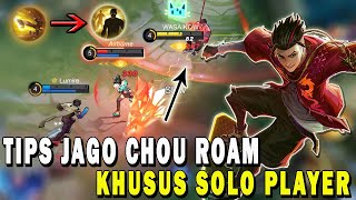 CARA MAIN CHOU TERBARU❗TIPS MONTAGE CHOU PAKE CARA INI❗GAMEPLAY CHOU ROAMER-MOBILE LEGENDS #mlbb