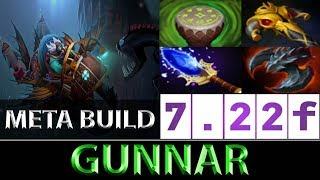 Gunnar [Gyrocopter] 23 Assists Simple Meta Build ► Dota 2 7.22f