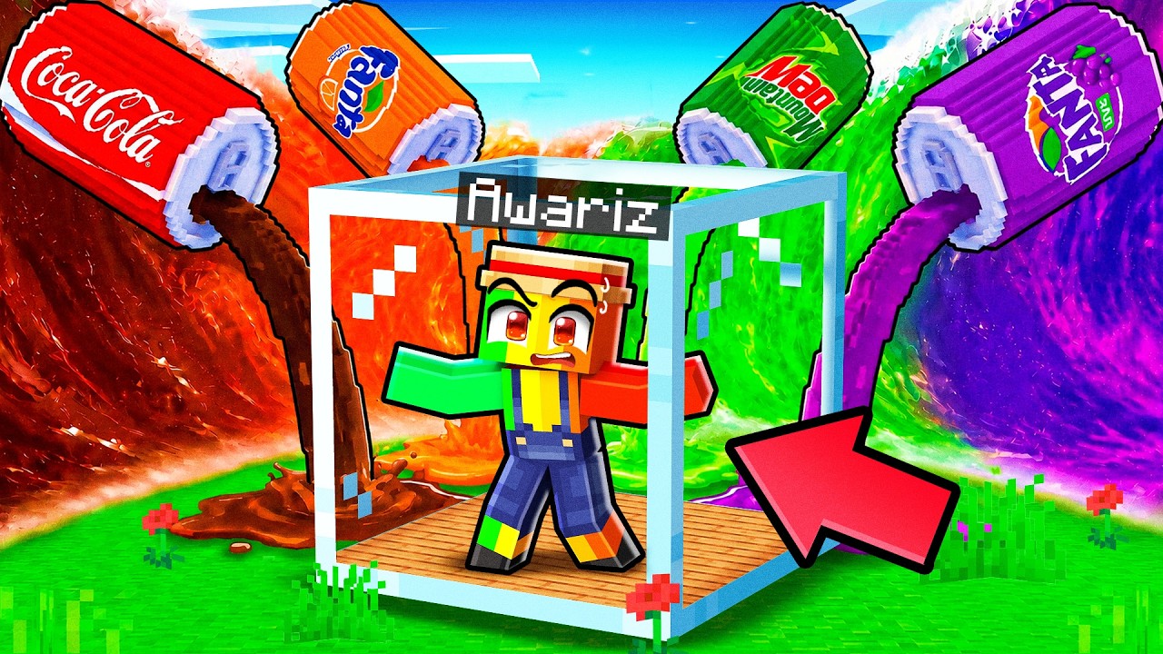 TSUNAMI Multicolore vs BUNKER de Glasses sur Minecraft !