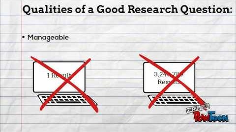 Creating a Research Question