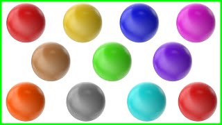 Learn Colors Names with Jumping Balls | Colours for kids | Preschool Ball Color Videos for Toddlers