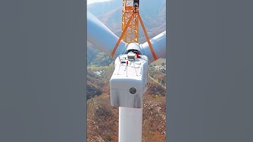 Wind turbine blade hoisting process- Good tools and machinery make work easy