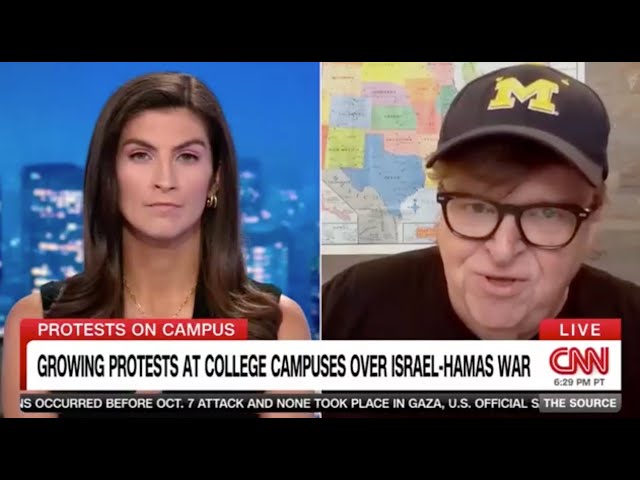 Michael Moore on College Students Rising Up Against Genocide | The Source w/ Kaitlan Collins 4/29/24 class=