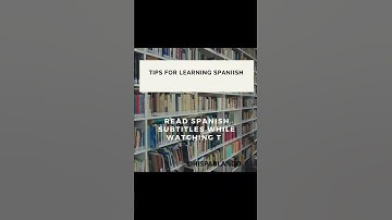 Tips for learning Spanish (1)