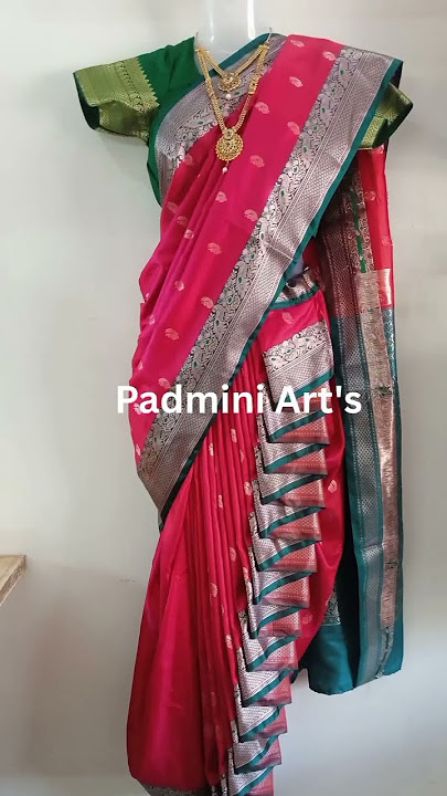 #Nauvari Saree @padminiarts9087 #saree #fashion