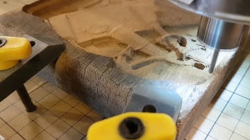 Cutting a 3D ship scene using an X-Carve