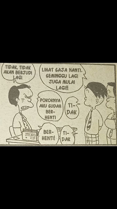Komik lucu (Kariage Kun) part 10 (Gila judi)