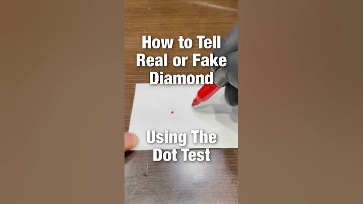 💎 REAL or FAKE Diamond Test (Dot Test) #shorts - DayDayNews