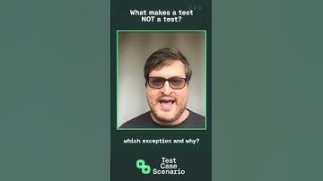 What makes a test NOT a test?