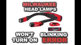 Milwaukee Head Lights - Won't Turn On - Power Light Flashing by What To Do Rob 105 views 3 months ago 2 minutes, 35 seconds