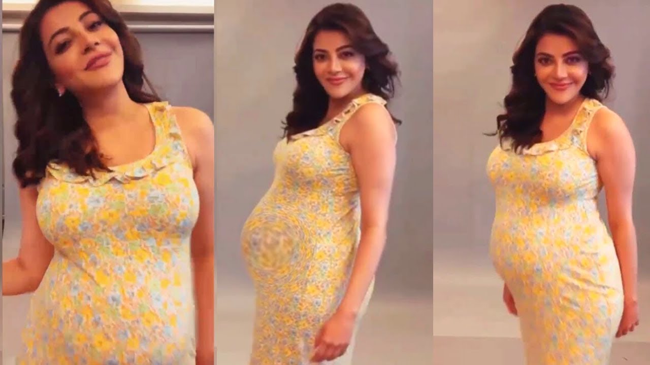 Heavily Pregnant Kajal Agarwal Latest Photo Shoot & Share Video ...