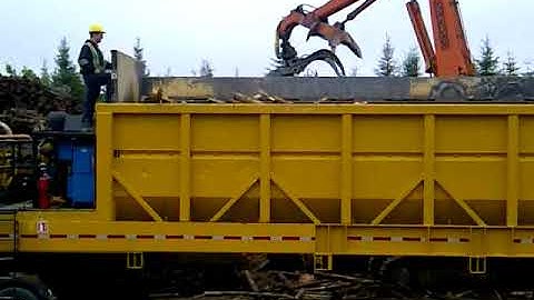 Debarker mobile steps A to Z