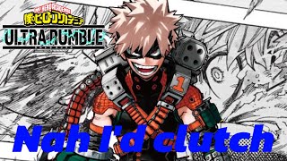 INSANE 3V1 RAPID BAKUGO CLUTCH IN MY HERO ULTRA RUMBLE