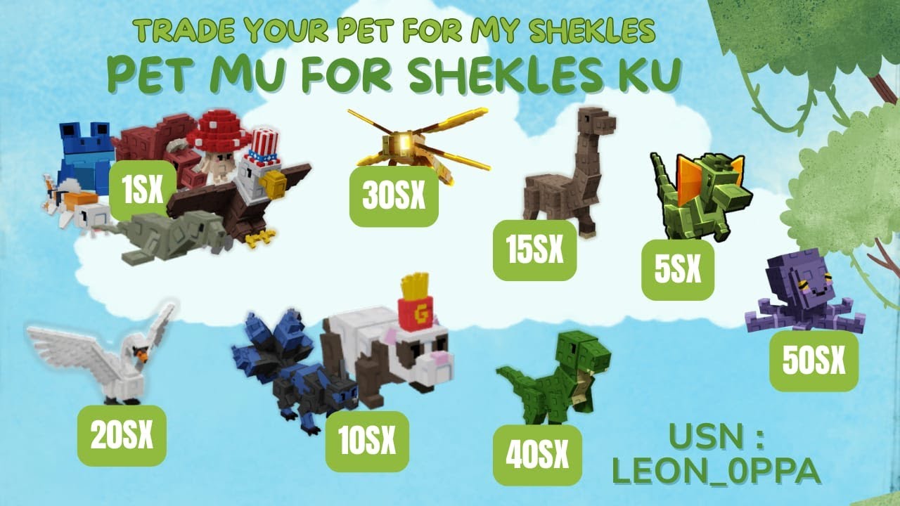 TRADE PET TO SHECKLES GROW A GARDEN #growagarden #roblox #robloxindonesia   #shorts #TRADE #GIVEAWAY