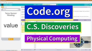 Analog Input Lesson 7.10 Tutorial with Answers Code.org CS Discoveries Physical Computing Unit 6