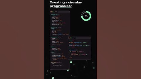 Creating Awesome Circular Progress Bar Using Html & Css😈🔥 - #shorts #htmlcss