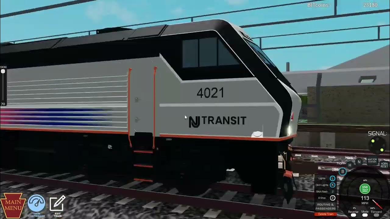 NJT ACES Passing Through Princeton Junction (with PL42AC Leading) YouTube