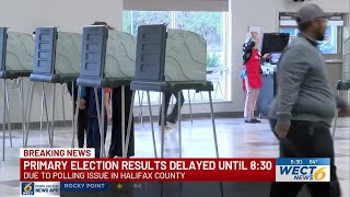 NC primary election results delayed statewide after voting hours extended in one county