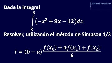 Método de Simpson 1/3