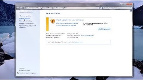 How to Enable/Disable Auto Updates in Windows 7