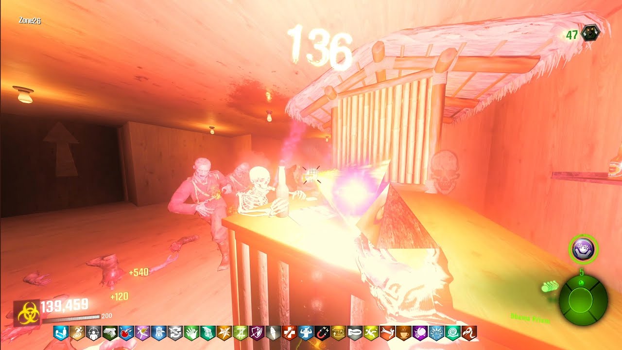 WOOD TOWER | ROUND 136 | SOLO | BO3 CUSTOM ZOMBIES | AAE MOD