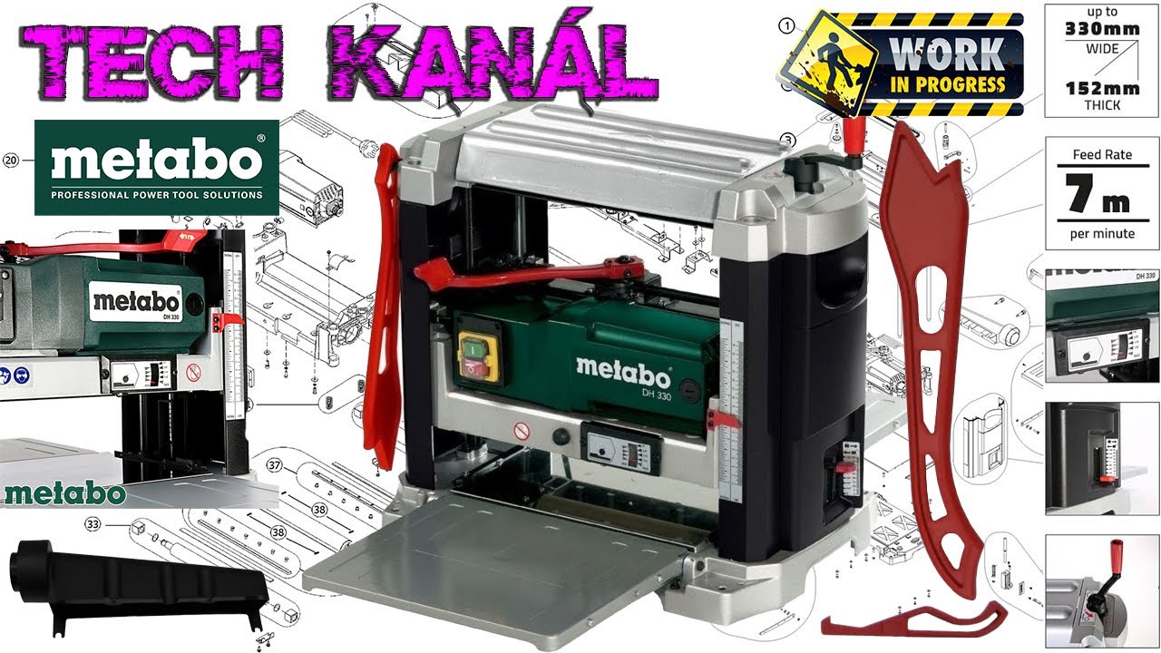 🛒Protahovačka Metabo DH 330 🎁 konečně jsem jí rozbalil a zasunul ➕ psychedelické zakončení 💫