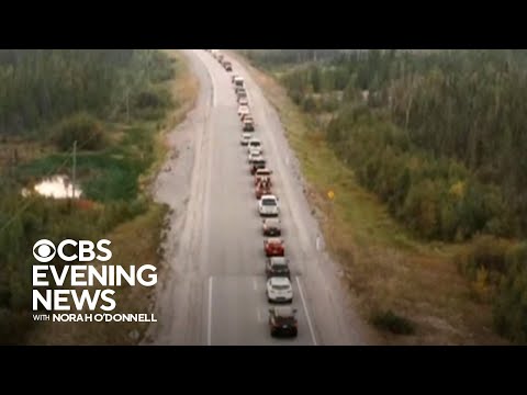 Wildfire in northern Canada triggers mass evacuations