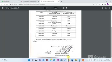 PATLIPUTRA PART 2 ,EXAM DATE ANNOUNCED,2022,UG VOCATIONAL