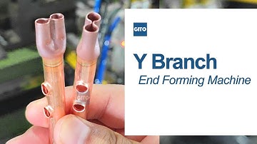 Copper Y Branch Joint Tube End Forming Machine for Air Conditioner