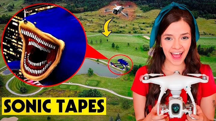 Encontramos o SONIC SHIN com o drone no ZOOLÓGICO ABANDONADO!! (Sonic The Tapes)
