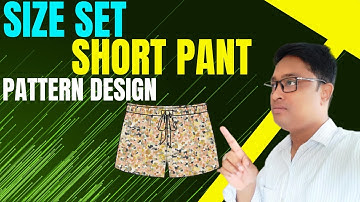 Size Set Short Pant Pattern making Tutorial | Bangla Cad Tutorial |সঠিক নিয়মে প্যাটার্ন তৈরি শিখুন