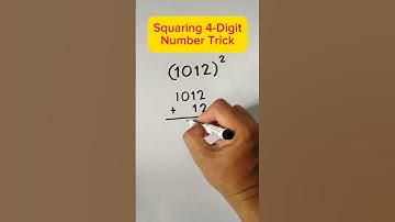 Squaring 4-Digit Number Trick #shorts #maths #mathtricks #squaretrick #squareofnumbers