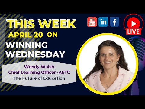 Dr. Wendy Walsh, Chief Learning Officer Of The USAF | Winning Wednesday W/ Morpheus
