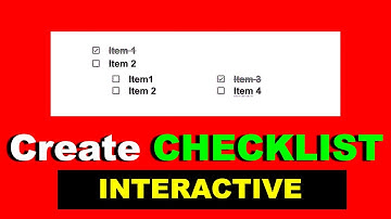 How To Create a Checklist In Google Docs - Interactive