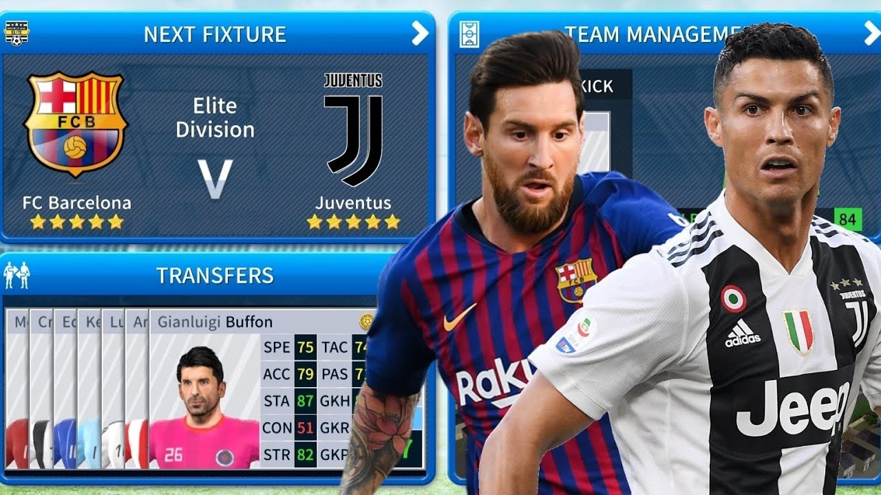Fc Barcelona Vs Juventus Fc Big Match Dream League Soccer 2019 Gameplay Highlightsfull Hd