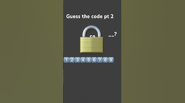 Guess the code pt 2#shorts