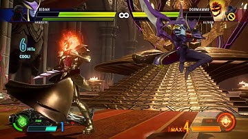 MARVEL VS. CAPCOM: INFINITE Jedah & Hawkeye vs Dormammu & Ultron