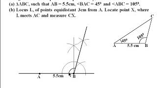 Famous Geometric Construction: Triangles, parallelogram and Loci Wealth