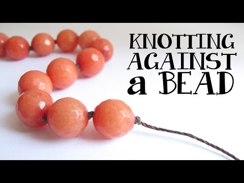 Video: How To Tie A Knot On A Bead