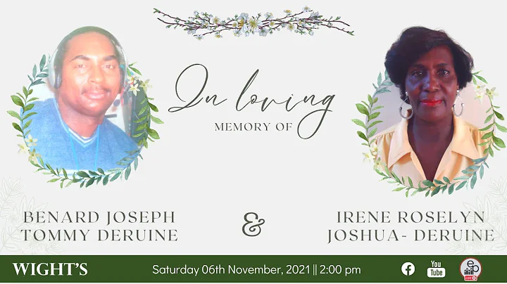 In loving memory of Irene & Bernard Deruine