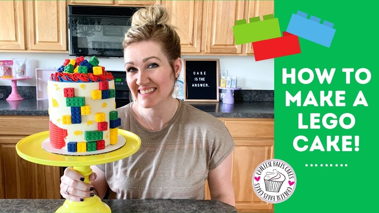 HOW TO MAKE an EASY LEGO CAKE | EDIBLE LEGOS made out of CHOCOLATE ...