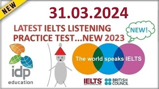 BRITISH COUNCIL IELTS LISTENING PRACTICE TEST - 31.03.2024