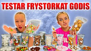 TESTAR FRYSTORKAT GODIS - Med Milla & Tyra!