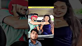 Guess the funny body part challenge with gf #shorts #bike #rider #bodyparts #gf #funny #comedy #pran