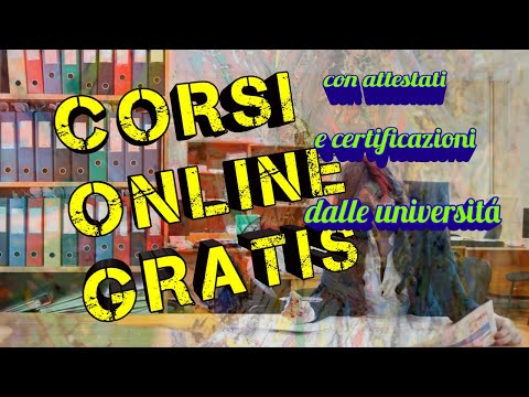 Corsi online gratis con attestati e certificazioni dalle università