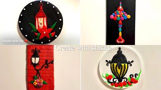 ❤️ Clay art - how to make a lamps/ Lanterns/ mural/ model craft tutorial collection easy