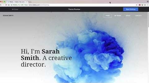Weebly Create New Page