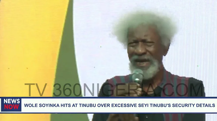 Wole Soyinka hits at Tinubu over Seyi Tinubu's security details