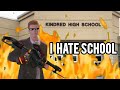 Rick astley burns the school down
